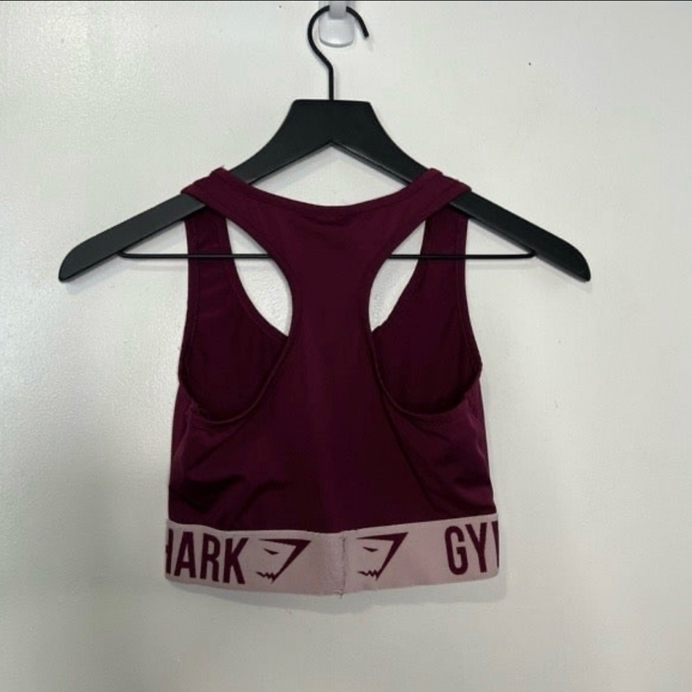 Gymshark Fit Berry Red Sports Bra - Picture 4 of 6